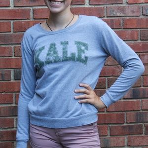 "Kale" Gray Sweatshirt